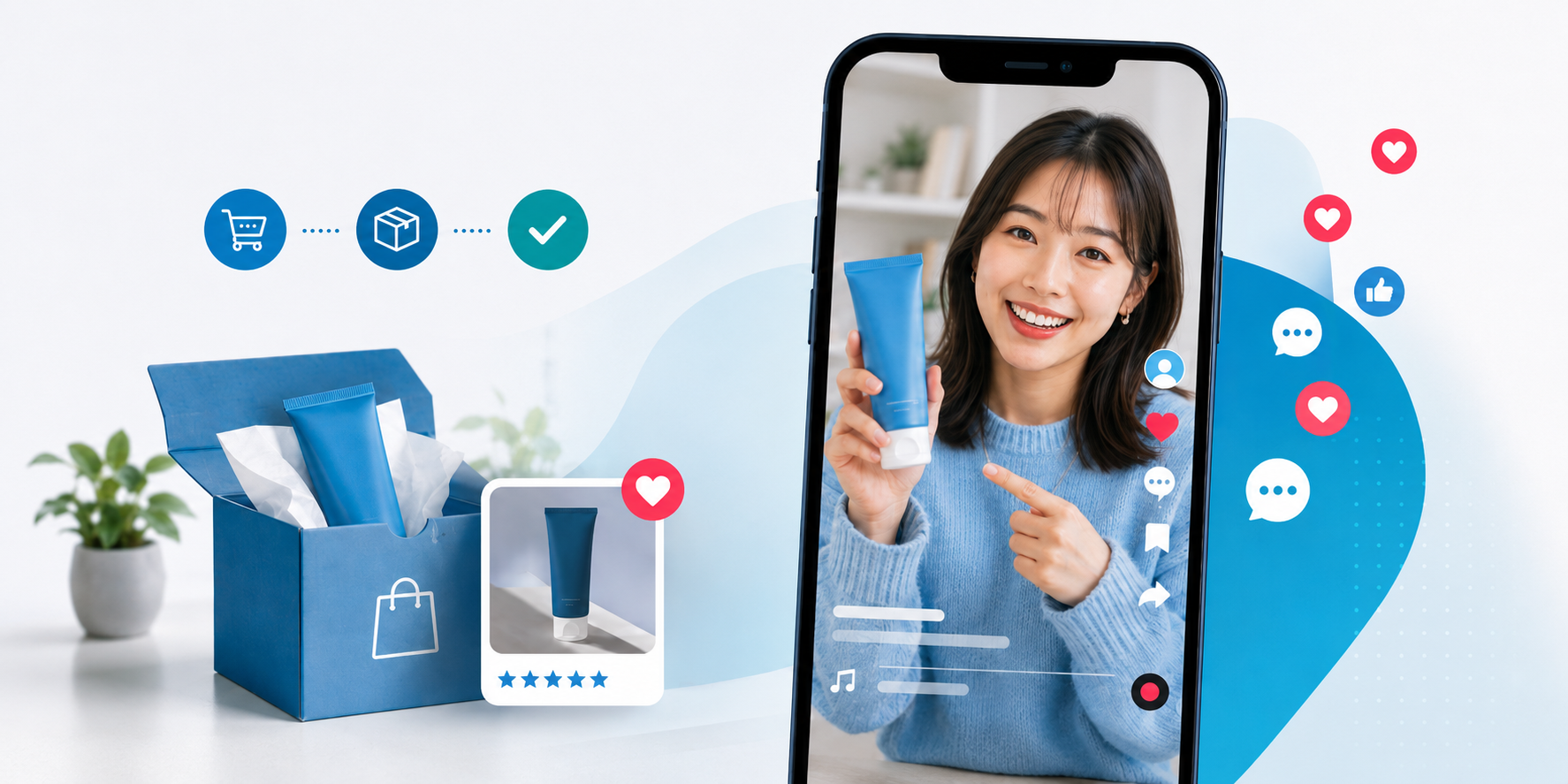 TikTok Shop運用代行・導入支援のイメージ